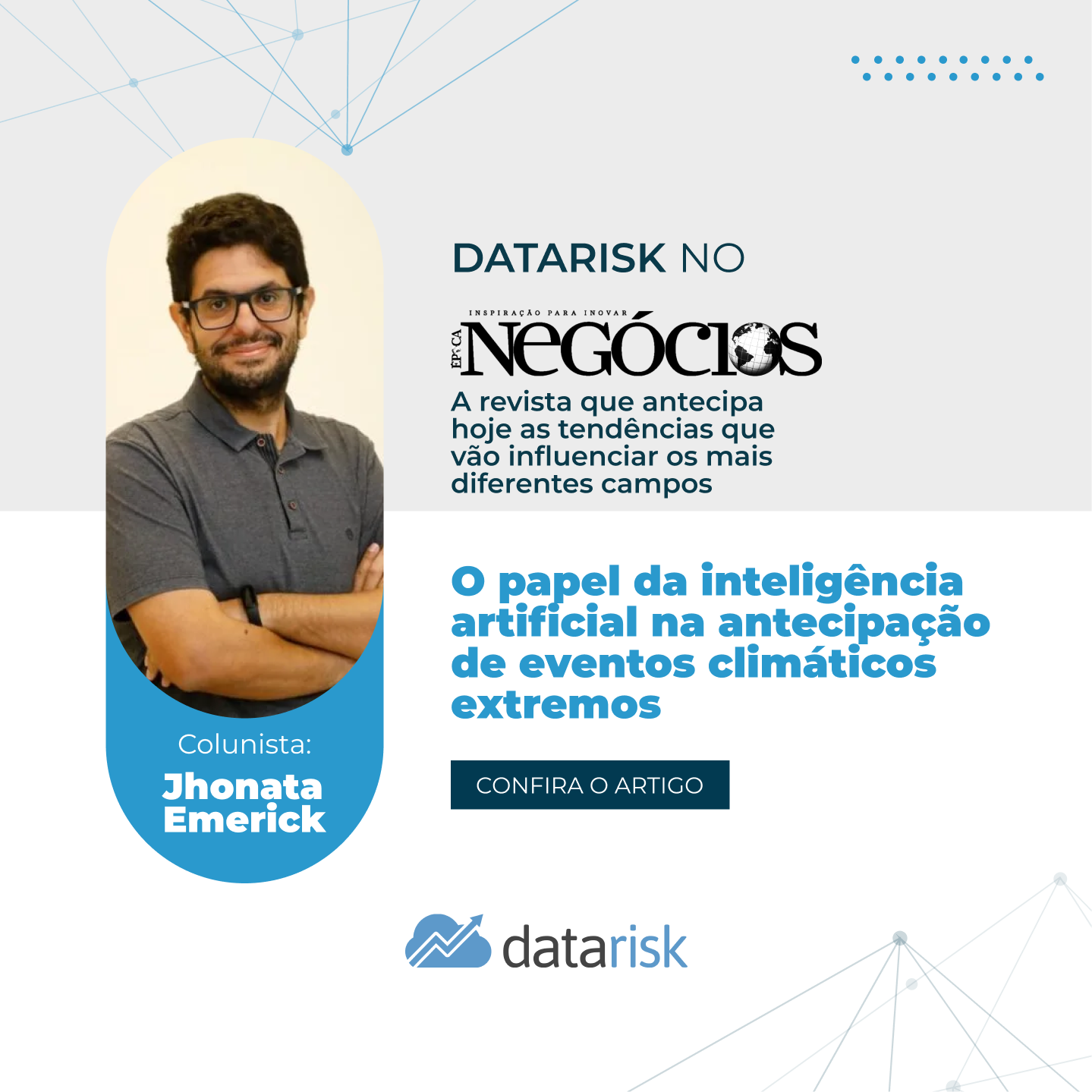 O papel da inteligência artificial na antecipação de eventos climáticos extremos